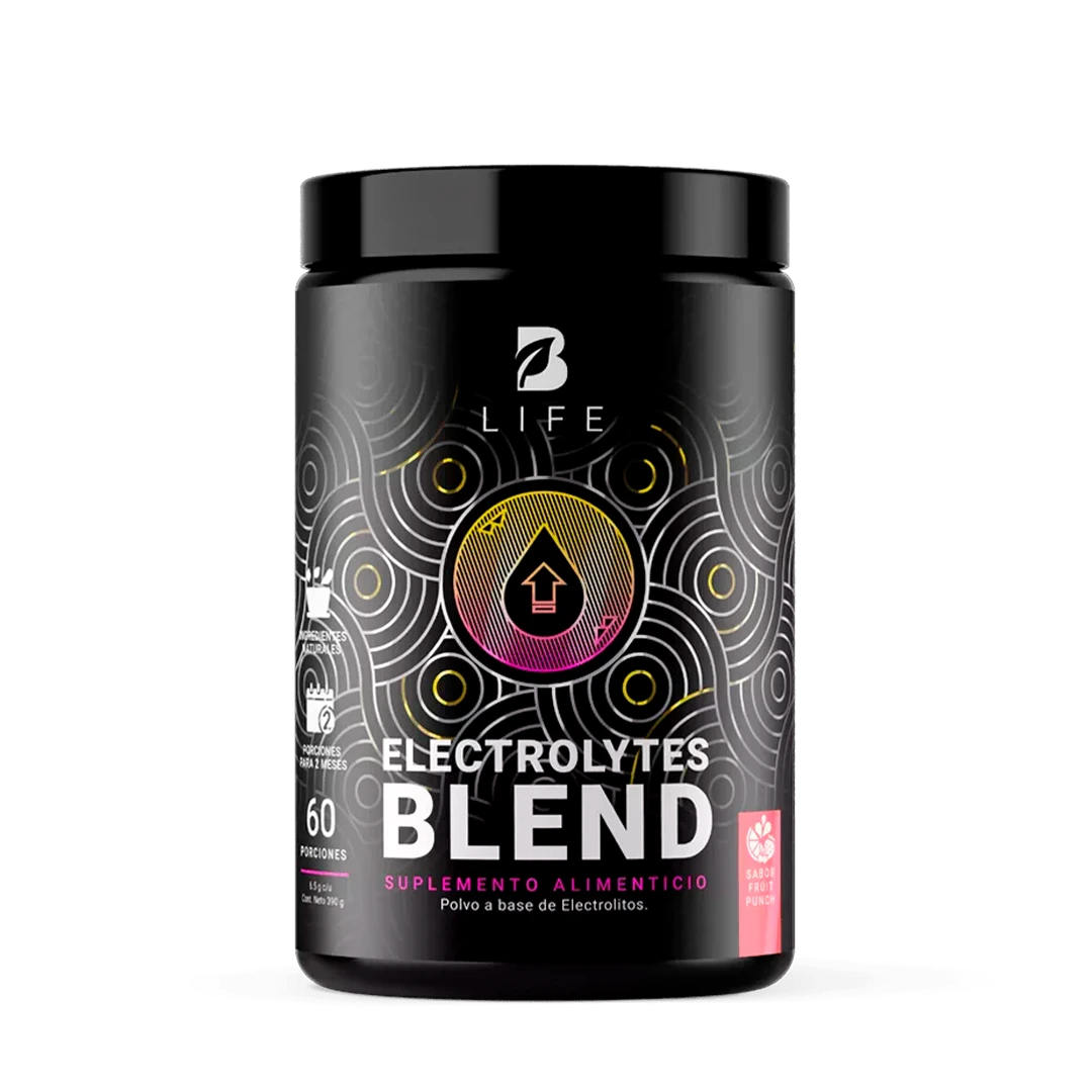 Electrolitos Sin Azúcar | con Citrato de Potasio, Magnesio, Calcio, Sodio, Zinc | Sabor Fruit Punch | 60 servicios