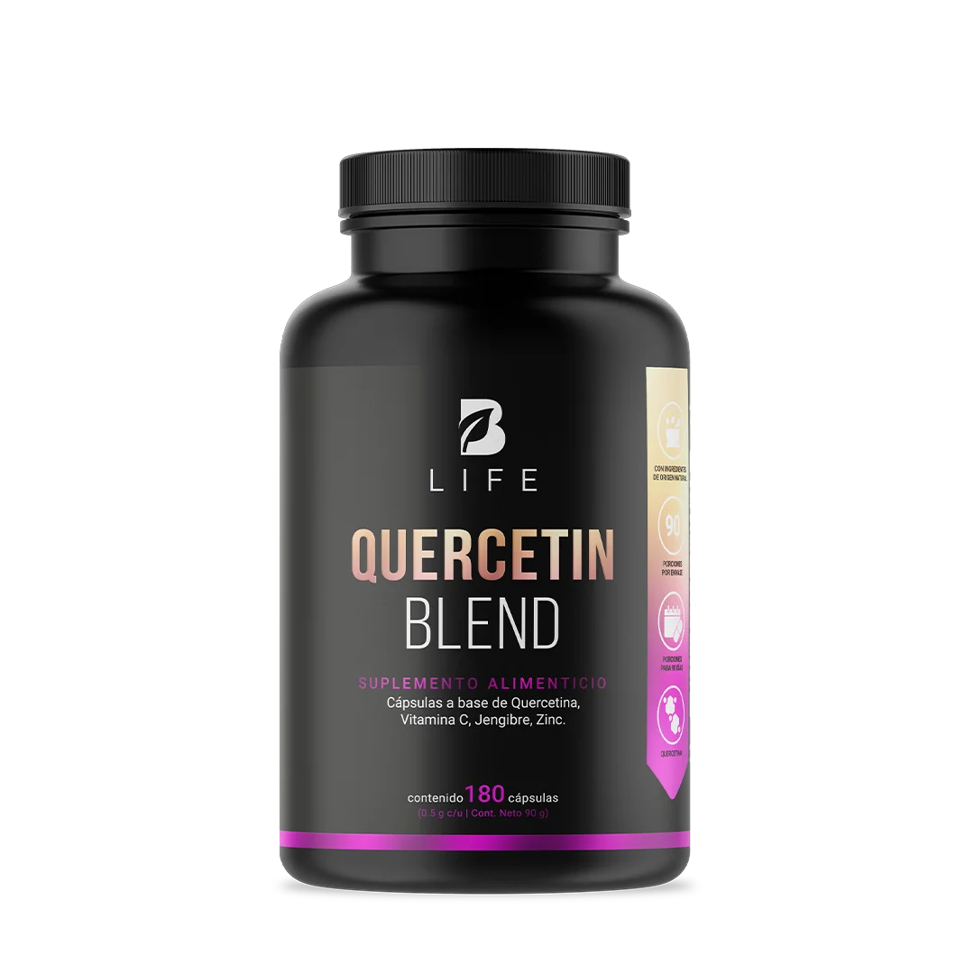 Quercetina | con Vitamina C, Jengibre y Zinc | 180 cápsulas