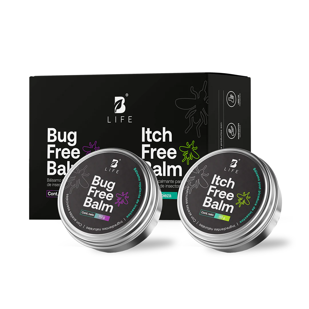 Kit Bug Free & Itch Free Balm | Kit de Bálsamo Anti-picaduras y Bálsamo Post-picaduras de Insectos 2 piezas 113 g c/u
