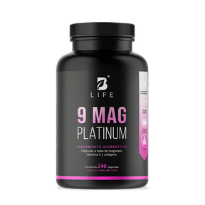 Mezcla de Magnesios | con Colágeno Hidrolizado y Vitamina C | 240 cápsulas