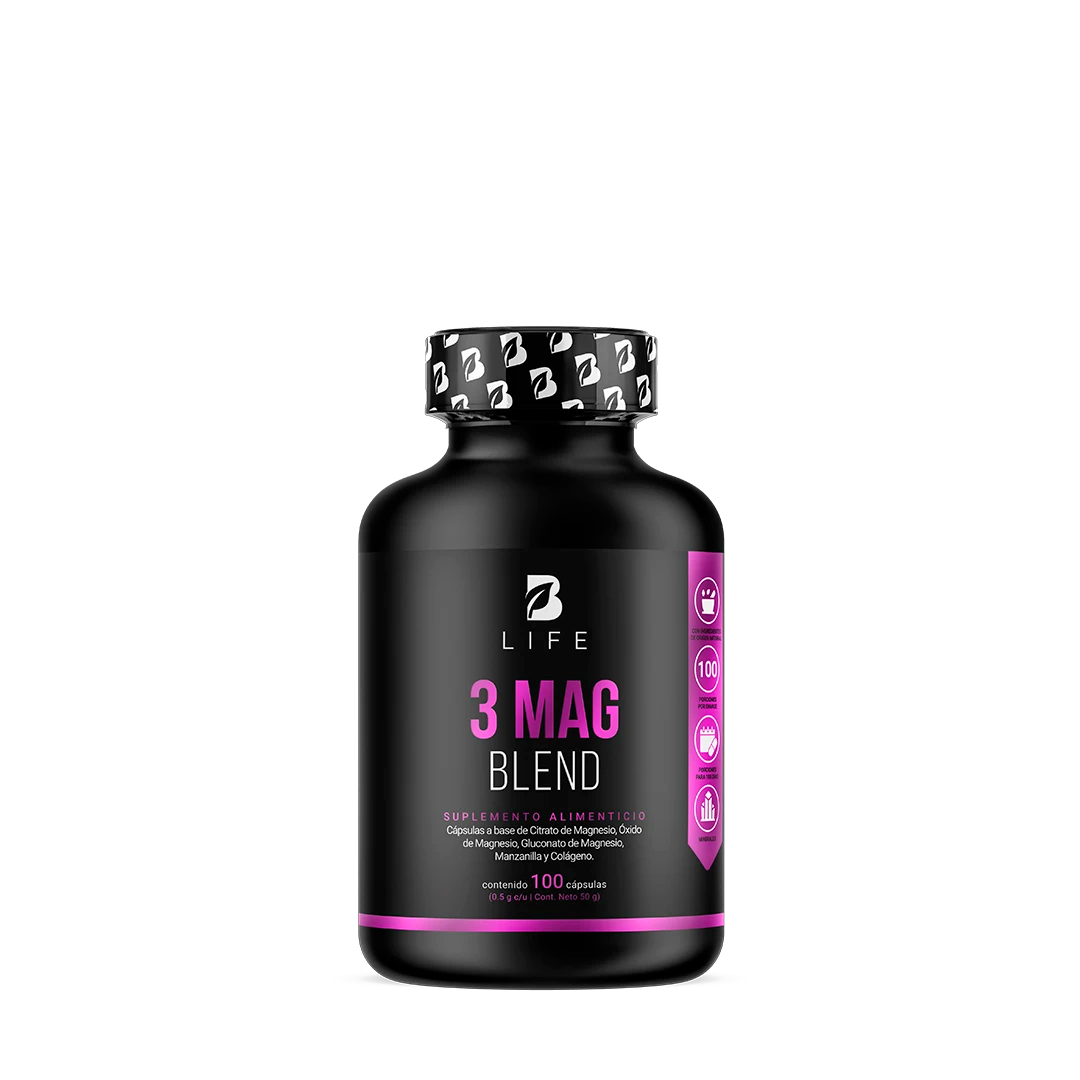 Mezcla de Magnesios | Citrato, Óxido y Gluconato de Alta Absorción 3 Mag Blend | Mezcla de Citrato, Óxido y Gluconato de Magnesio
