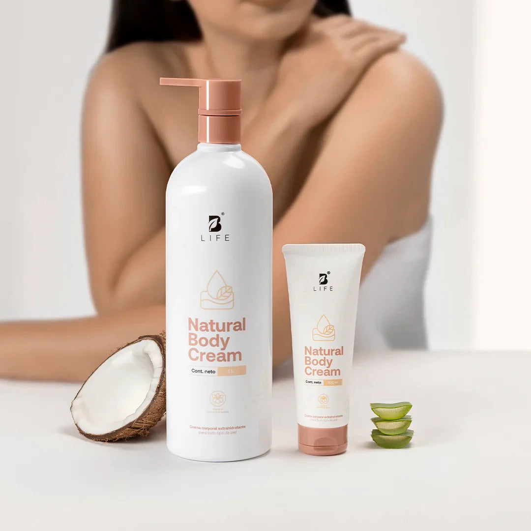 Natural Body Cream | Crema Corporal Hidratante 1 L