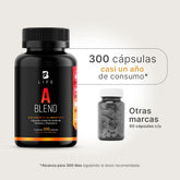 Vitamina A | con Aceite de Cártamo | 1000 mg Porporción | 300 cápsulas