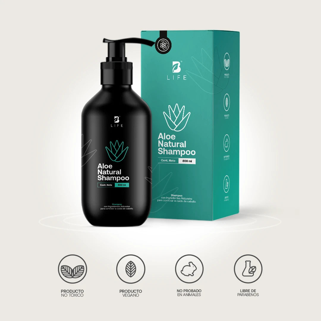 Aloe Natural Shampoo | Champú Natural de Aloe