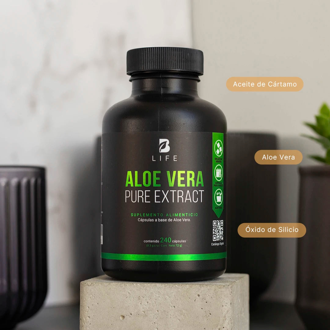 Extracto de Aloe Vera | Concentración 200:1 | 240 cápsulas