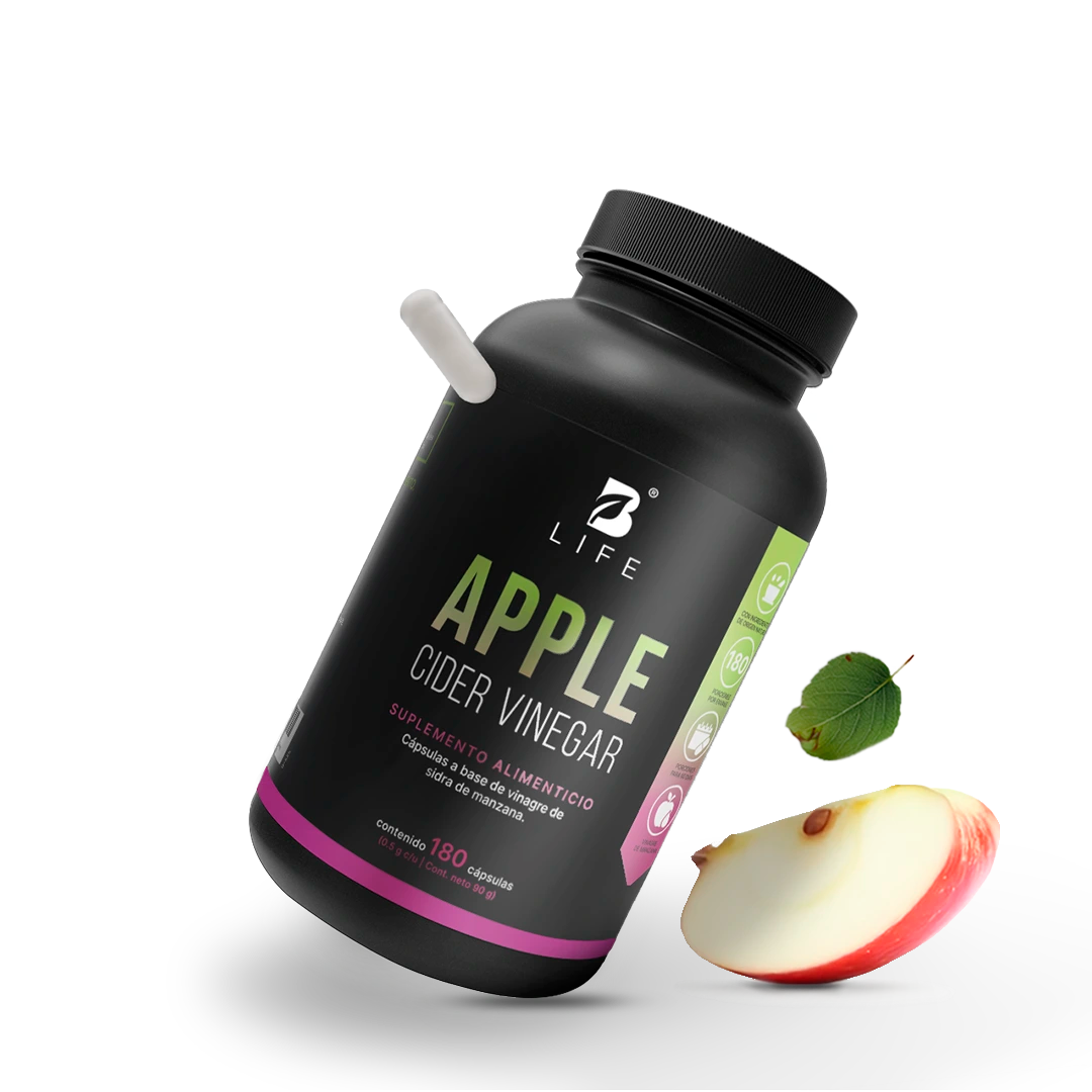 Vinagre de Manzana con Cultivo “La Madre” | Fórmula Natural en Cápsulas | B Life