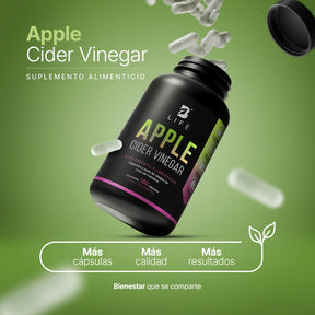 Vinagre de Manzana con Cultivo “La Madre” | Fórmula Natural en Cápsulas | B Life