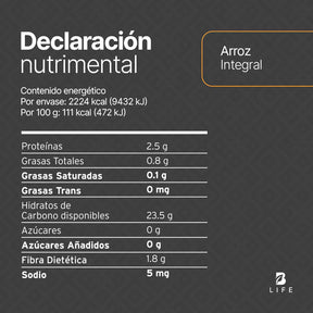 Arroz Integral Orgánico | 2 kg