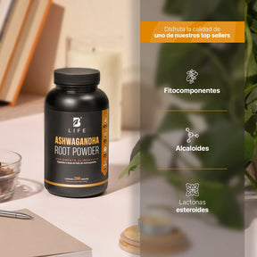 Ashwagandha | Adaptógeno Natural | 200 cápsulas