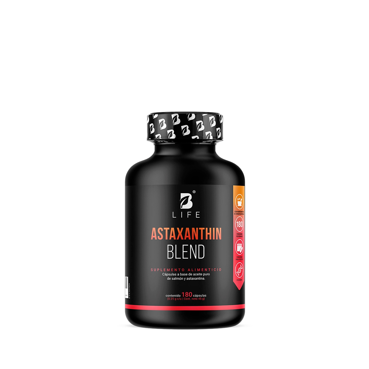 Astaxantina | con Aceite de Salmón | 180 cápsulas