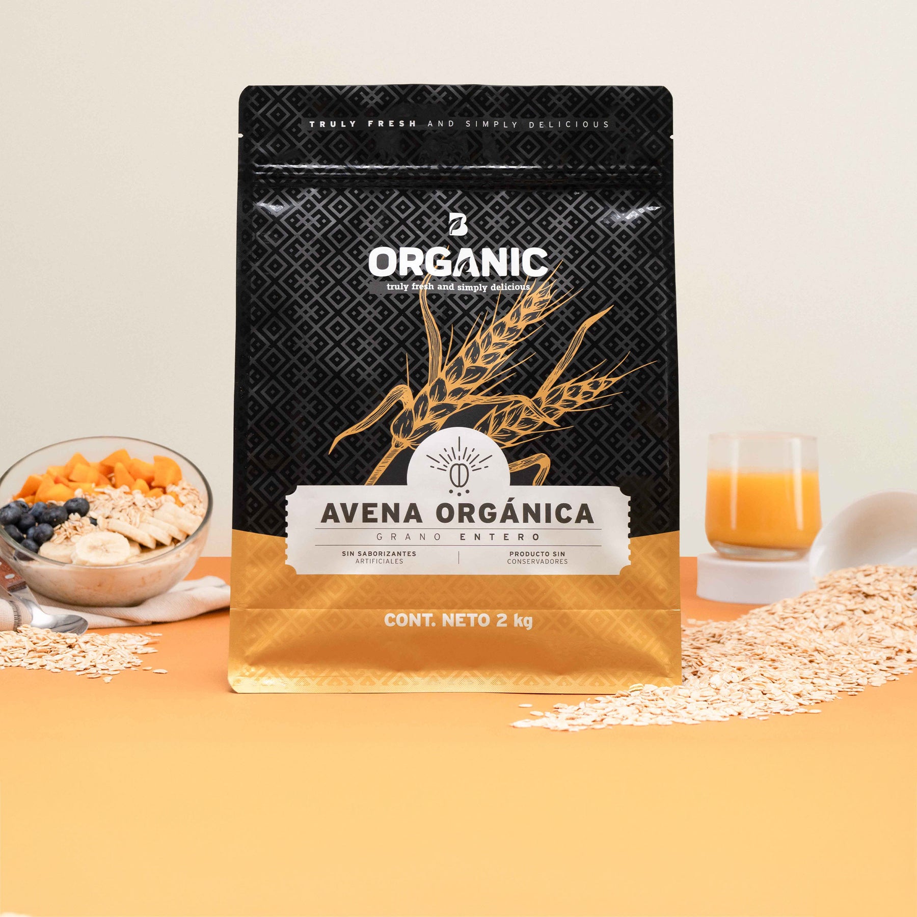 Avena Orgánica Sin Gluten | 2 Kg