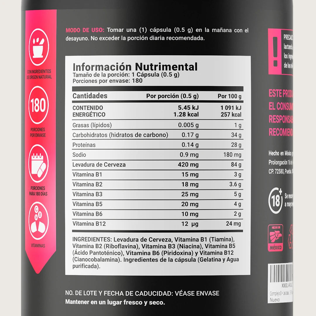 Complejo B | adicionado con Levadura de Cerveza