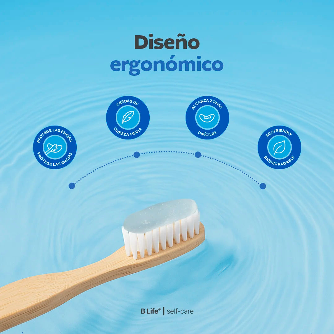 Bamboo Toothbrush | Cepillos Dentales de Bambú 10 o 20 Piezas