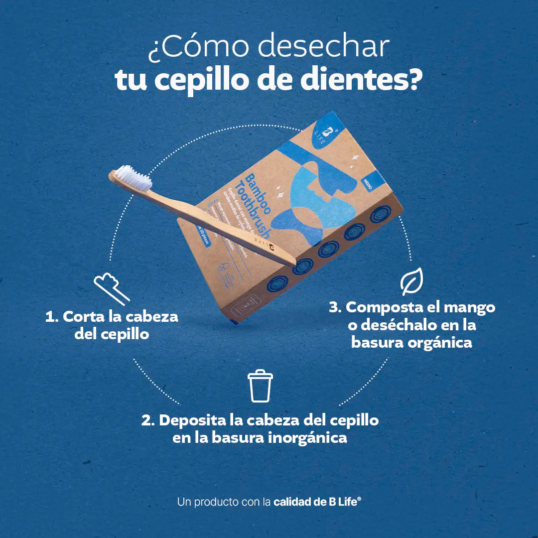 Bamboo Toothbrush | Cepillos Dentales de Bambú 10 o 20 Piezas