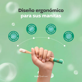 Bamboo Toothbrush Kids | Cepillos Dentales de Bambú para Niños 6 o 12 Piezas