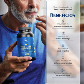Hígado Vacuno | Res de Nueva Zelanda | 180 cápsulas