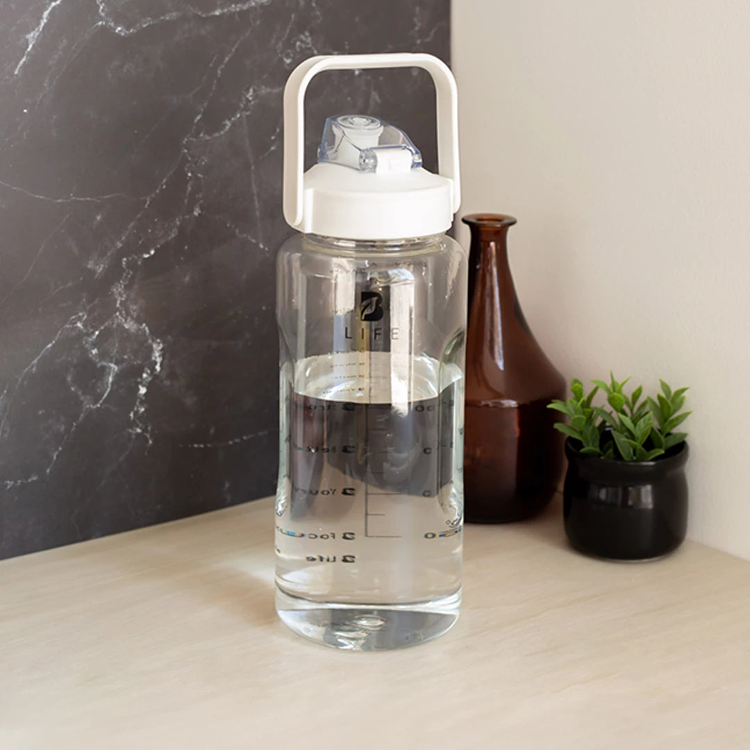 Botella Motivacional | Blanca 2 L