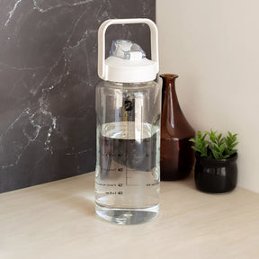 Botella Motivacional | Blanca 2 L