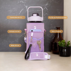 Botella Motivacional | Violeta 2 L