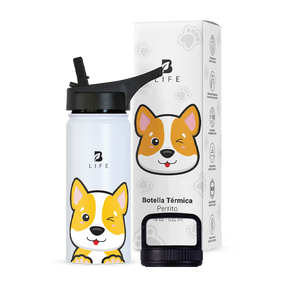 Botella Térmica Para Niños | Perrito 355 y 532 ml
