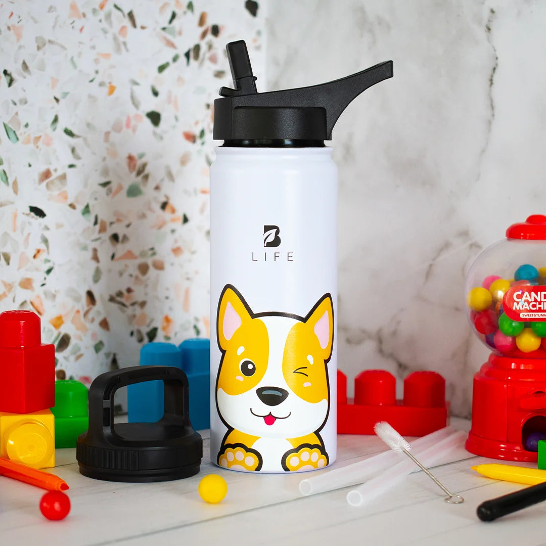 Botella Térmica Para Niños | Perrito 355 y 532 ml