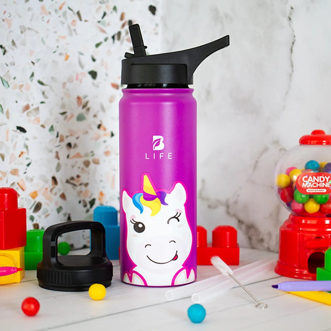 Botella Térmica Para Niños | Unicornio 355 y 532 ml