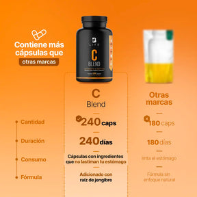 Vitamina C | adicionado con Jengibre