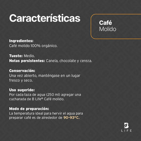 Café Molido Orgánico | 1 kg