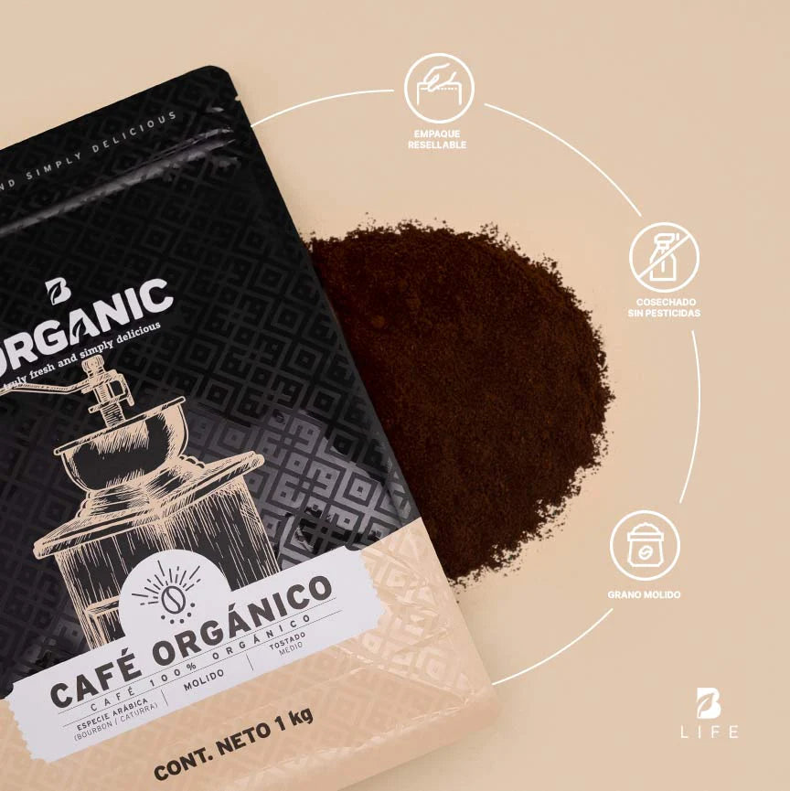 Café Molido Orgánico | 1 kg