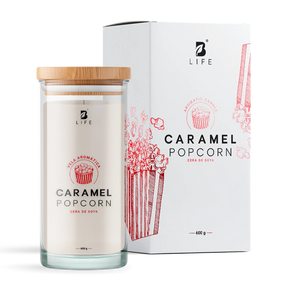 Caramelized Popcorn Aromatic Candle | Vela Aromática Palomita Caramelizada 600 g