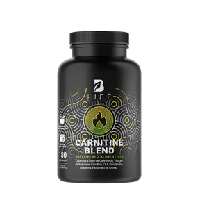 Carnitina | con Café Verde, Vinagre de Manzana, CLA y Picolinato de Cromo | 180 Cápsulas