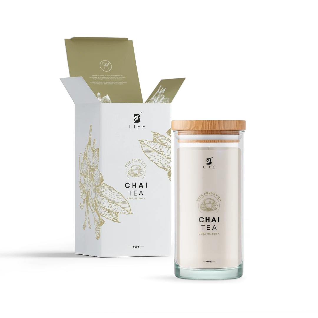 Chai Tea Aromatic Candle | Vela Aromática Té Chai 600 g