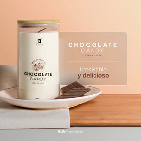 Chocolate Candy Aromatic Candle | Vela Aromática Dulce de Chocolate 600 g