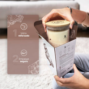 Chocolate Candy Aromatic Candle | Vela Aromática Dulce de Chocolate 600 g