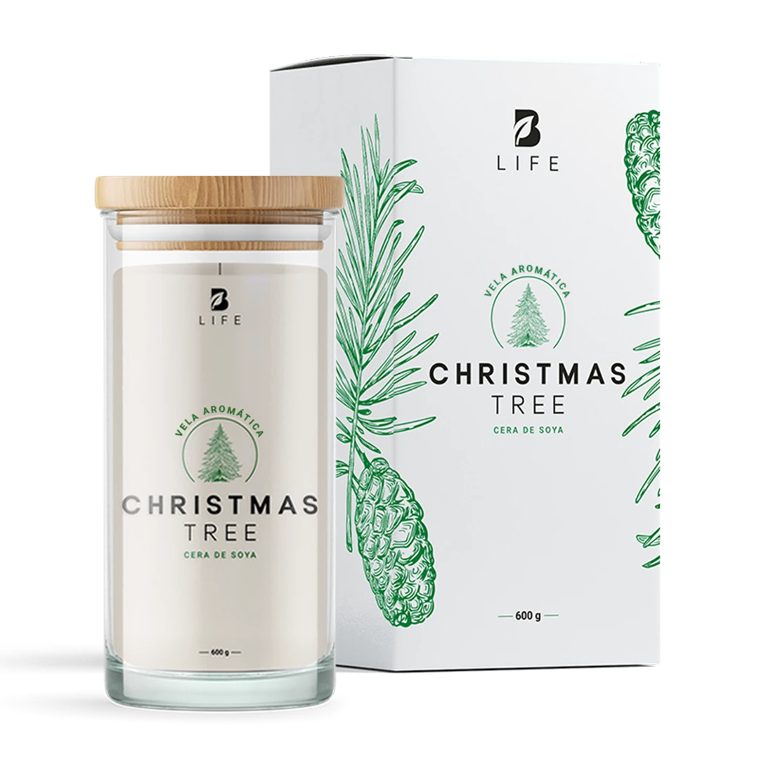 Christmas Tree Aromatic Candle | Vela Aromática Árbol de Navidad 600 g