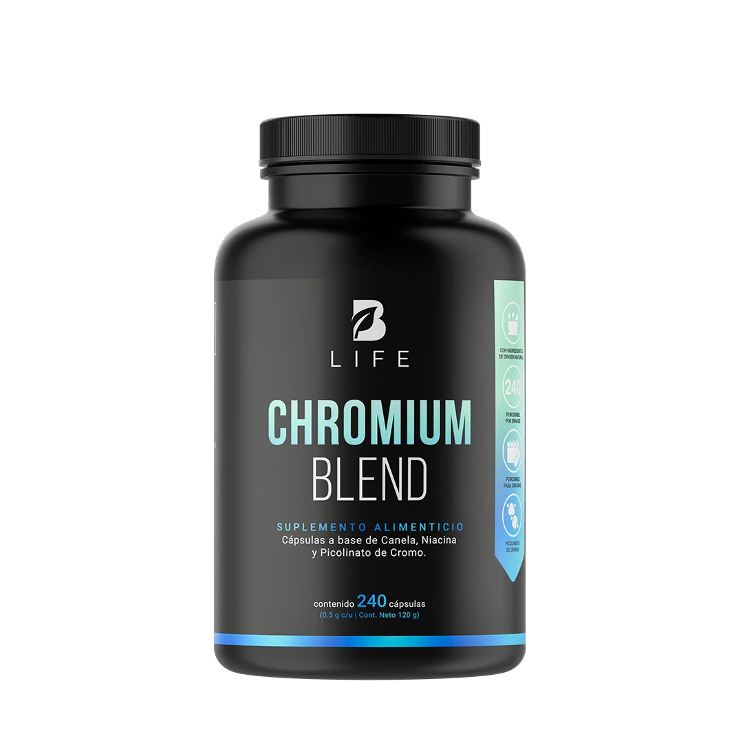 Picolinato de Cromo | Canela y Niacina | 240 cápsulas