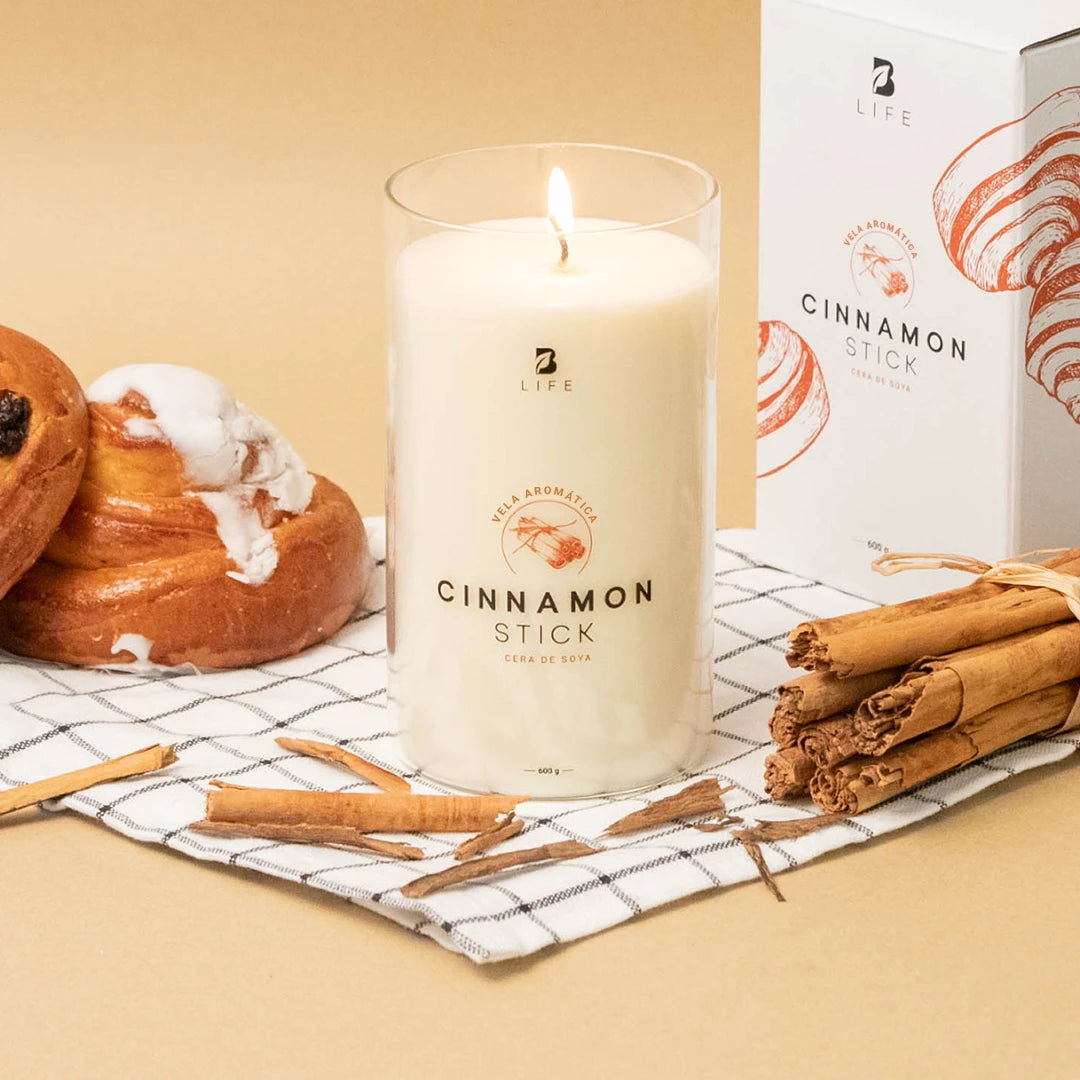 Cinnamon Stick Aromatic Candle | Vela Aromática de Canela 600 g