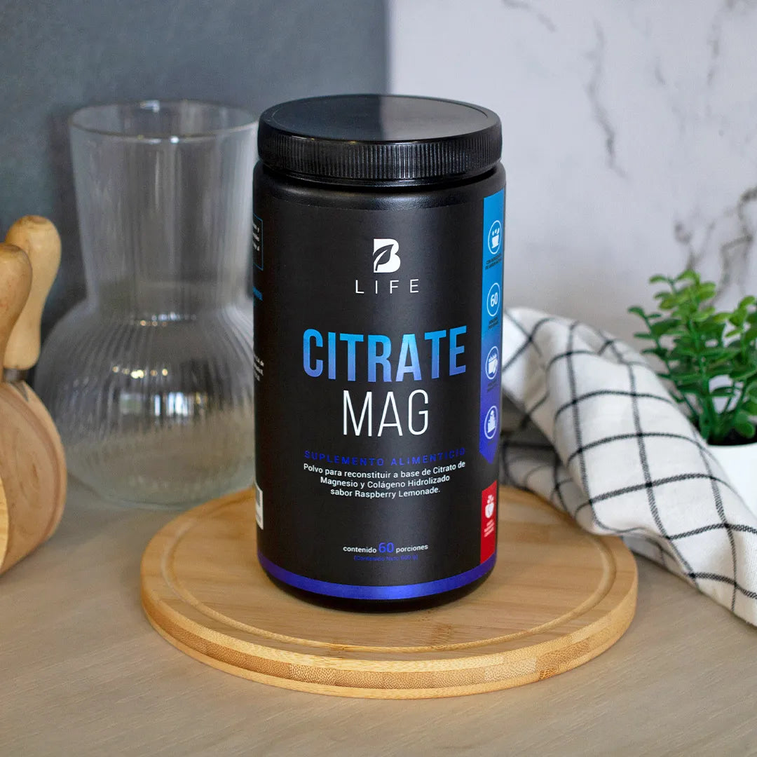 Citrato de Magnesio | con Colágeno Hidralizado | 60 porciones