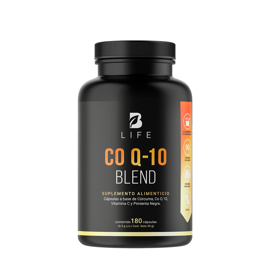 Coenzima Q10 | con Cúrcuma y Vitamina C | 180 cápsulas