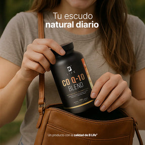 Coenzima Q10 | con Cúrcuma y Vitamina C | 180 cápsulas