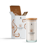 Coconut Wood Aromatic Candle | Vela Aromática Coco y Sándalo 600 g