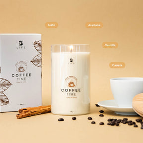 Coffee Time Aromatic Candle | Vela Aromática de Café Recién Hecho 600 g