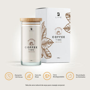 Coffee Time Aromatic Candle | Vela Aromática de Café Recién Hecho 600 g