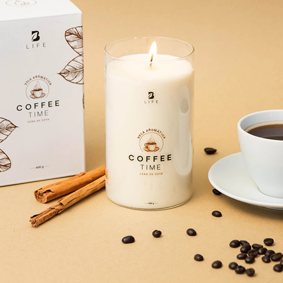 Coffee Time Aromatic Candle | Vela Aromática de Café Recién Hecho 600 g