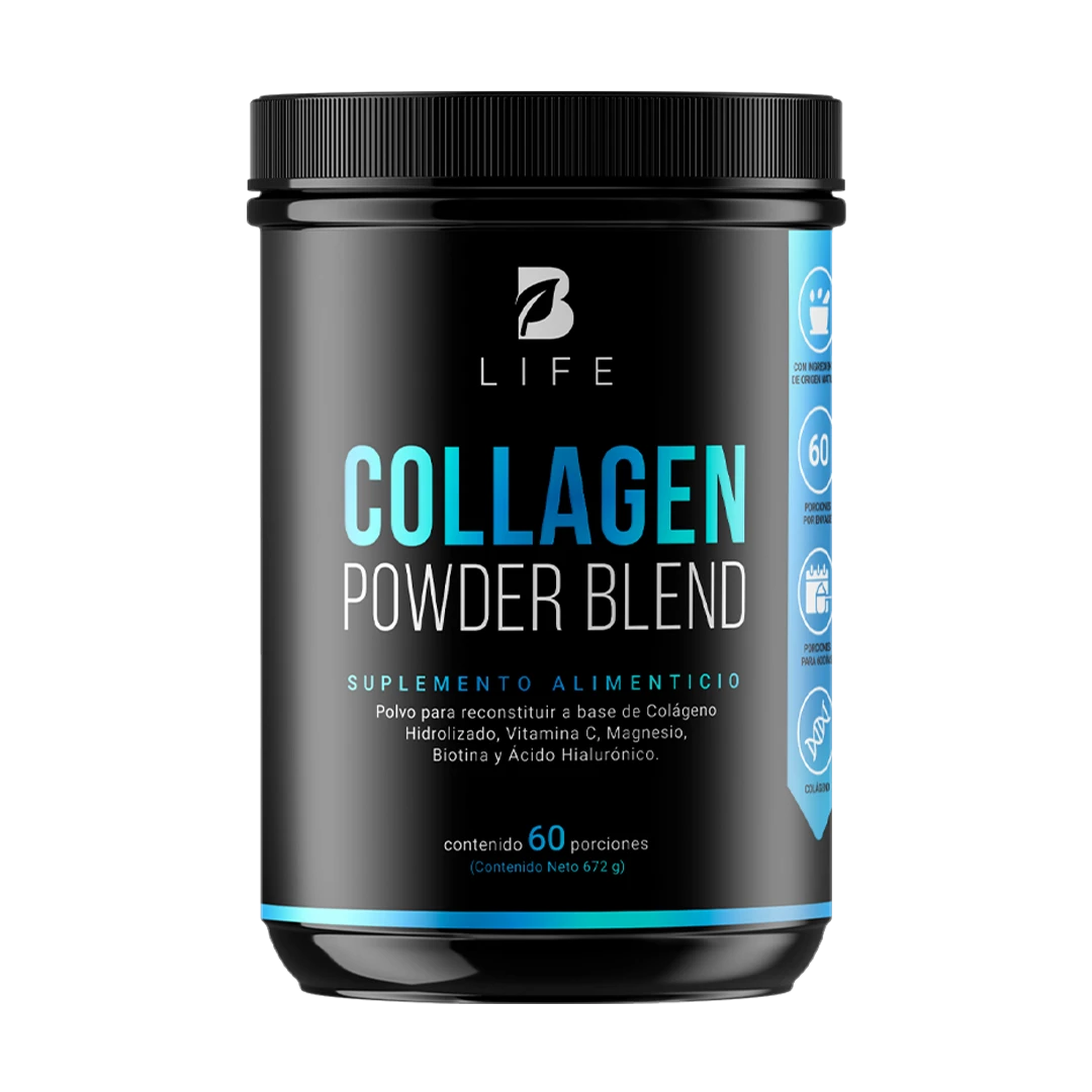 Colágeno Hidrolizado en polvo | Con Biotina y Acido Hialurónico | 60 porciones