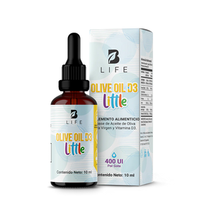 Vitamina D3 en Gotas con Aceite de Oliva | 400 UI | para Mayores de 3 Años