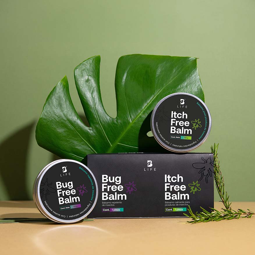 Kit Bug Free & Itch Free Balm | Kit de Bálsamo Anti-picaduras y Bálsamo Post-picaduras de Insectos 2 piezas 113 g c/u