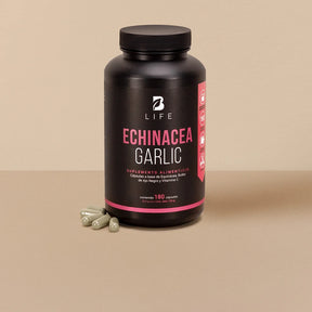 Equinácea | Adicionado con Ajo Negro y Vitamina C | 180 Cápsulas
