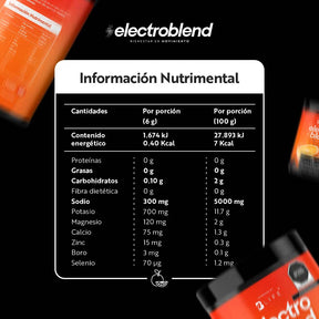 Electroblend Orange | Bebida Hidratante Naranja 60 servicios