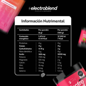 Electroblend Raspberry | Bebida Hidratante Frambuesa 60 servicios